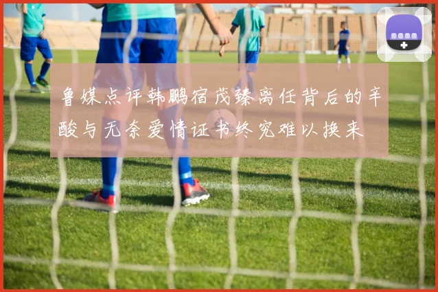 鲁媒点评韩鹏宿茂臻离任背后的辛酸与无奈爱情证书终究难以换来