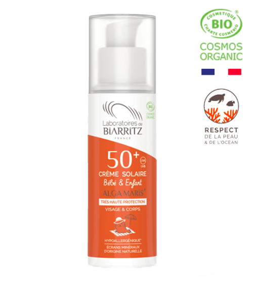 Crème solaire Bébé & Enfant SPF 50+